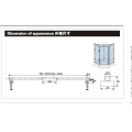 Raccord de salle de bain en acier inoxydable B-03